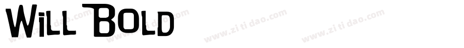 Will Bold字体转换